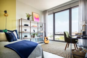 Second Bedroom or Office in 2 Bedroom Floor Plans at Landmark West Loop Apartments in Chicago, IL
