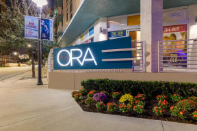 Front Entrance at night