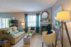 Living Room | Apartments Homes for Rent in Salem, MA | Hawthorne Commons