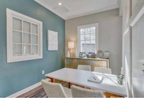 Renovated leasing area