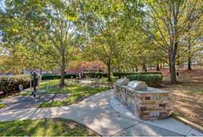 Amenity area with double grilling station and outdoor fitness center
