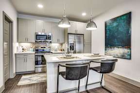 Luxurious Kitchen at Midway Urban Village in Farmers Branch Texas