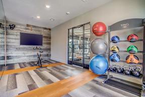 Fitness Center at Midway Urban Village in Farmers Branch Texas