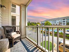 Two-Bedroom Interior - Balcony