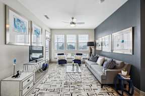 The Arts model living room
