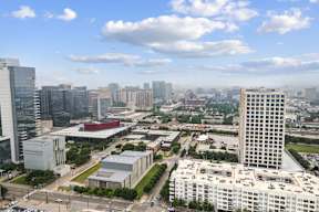The Arts neighborhood skyline