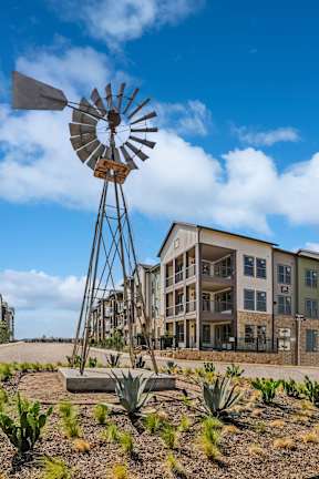 property art installation windmill