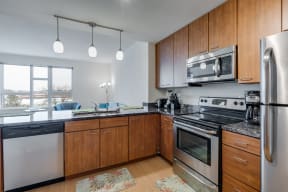 Stainless Steel Appliances - The Verge Apartments in St Louis Park, MN