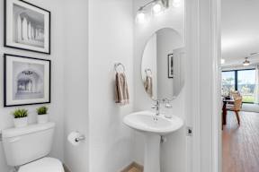 1/2 Bathroom on 1st floor