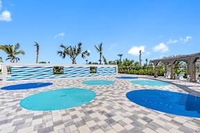 a view of the pool at the resort