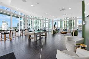 Roof- top Sky Lounge with Fort Lauderdale City and River Views
