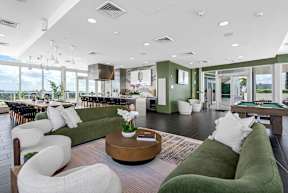 Roof- top Sky Lounge with Fort Lauderdale City and River Views