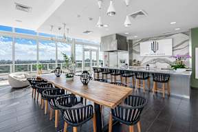 Roof- top Sky Lounge with Fort Lauderdale City and River Views