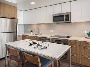kitchen with premium appliances