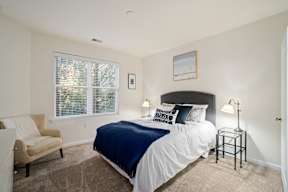 Contemporary Bedroom at Harbor Village at the Commons, Rhode Island, 02879