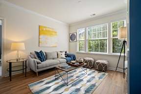 Bright Living Room at Harbor Village at the Commons, Wakefield, 02879