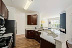 Designer Kitchen at Harbor Village at the Commons, Wakefield, RI