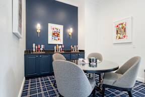 Dining Area at Harbor Village at the Commons, Rhode Island