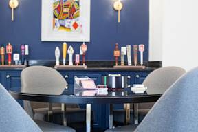 Poker Table in Clubhouse at Harbor Village at the Commons, Wakefield, Rhode Island
