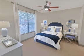 Bedroom with Large Window at The Estates at Ballantyne, Charlotte, NC, 28277