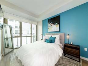 Bedroom area at Artline Apartments, Washington-DC