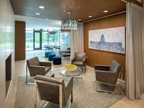Lobby area with sofa at Artline Apartments, Washington, DC, 20024