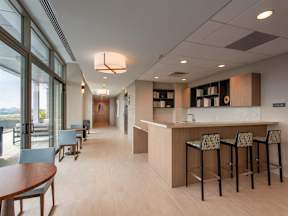 Roof top lounge at Artline Apartments, Washington