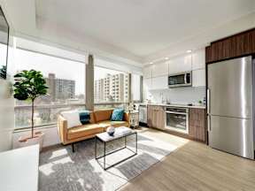 Living room at Artline Apartments, Washington, 20024