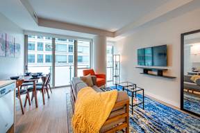 couch at Artline Apartments, Washington, DC, 20024