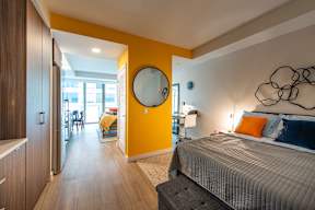 Bedroom area at Artline Apartments, Washington, DC, 20024