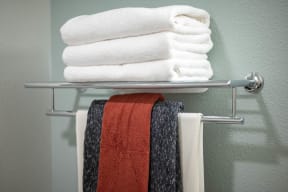 The Byway | Model #105 The Finest Details - Additional Towel Storage in Bathroom