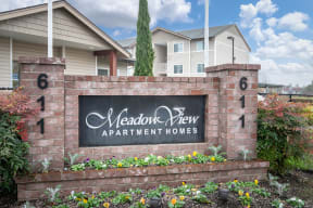 Meadow View | Monument Sign