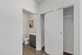 Boxcar | Closet and Bathroom
