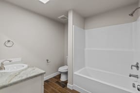 Interior Bathroom at Lakeside Apartments