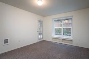 Village at Main Street | 2x2 Bedroom One with Wall to Wall Carpeting