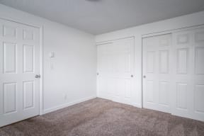 Riverwood | Bedroom with Double Closet Doors
