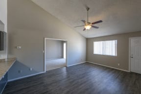 Peoria Apartments- The Flats at Peoria- living room