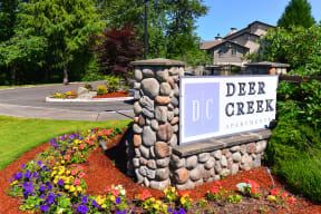 Puyallup Apartments- Deer Creek Apartments- exterior- signage