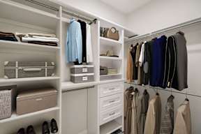 Spacious closets