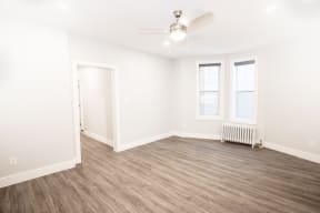 A dining area at a two-bedroom suite for rent in Winnipeg