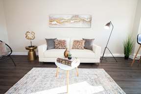 Renovated Livingroom at 2075 Portage Avenue, Winnipeg, MB.