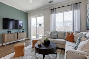 Modern Living Room at Avilla Traditions, Grand Prairie