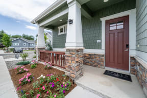 Enjoy the serenity of a private entrance with your home at Avilla Eastlake in Thornton, CO.