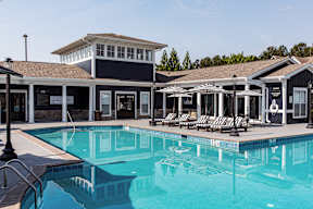 our apartments showcase an unique swimming pool