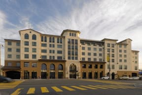 the building in which the hotel is located