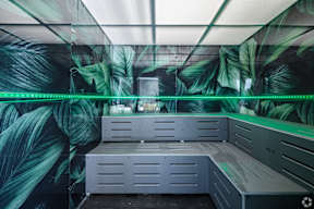 A Sauna Room at Hue Soul Apartments, East Orange, New Jersey