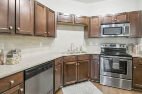 Chef-Inspired Kitchens Feature Stainless Steel Appliances at The Residence at Marina Bay, Irmo, SC