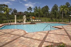Resort-Style Pool at Timber Trace Affordable Apartments in Titusville, FL