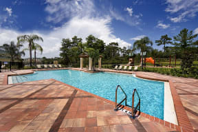 Resort-Style Pool at Timber Trace Affordable Apartments in Titusville, FL