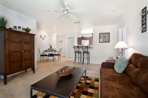 Open-Concept Floor Plans at Timber Trace Affordable Apartments in Titusville, FL